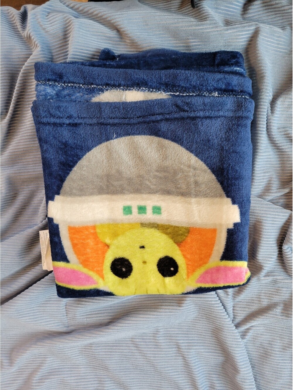 Star Wars The Mandalorian Baby Yoda Plush Throw Blanket